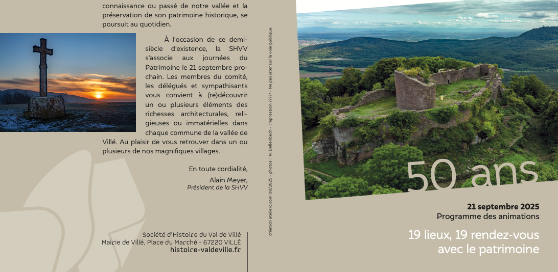 50 ans de la Société d’Histoire de la Vallée de Villé